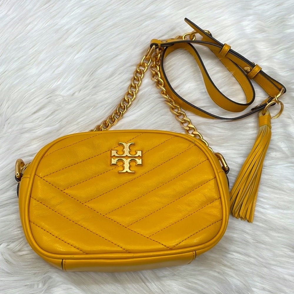 TORY BURCH Chevron Small Kira Camera Bag
